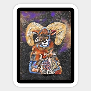 Mountain Ram 15 Sticker